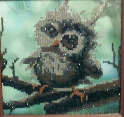 Картина Совенок. Размеры: 23x23, Год: 2018, Цена: 600 рублей Художник ...