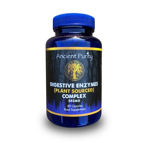 Digestive Enzyme Complex - 60 Capsules (Food Based) | Ancient Purity