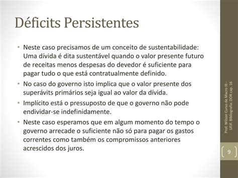 O Que Significa Déficits - PPT - Public Debt and Budget Deficits in Macroeconomics PowerPoint ...