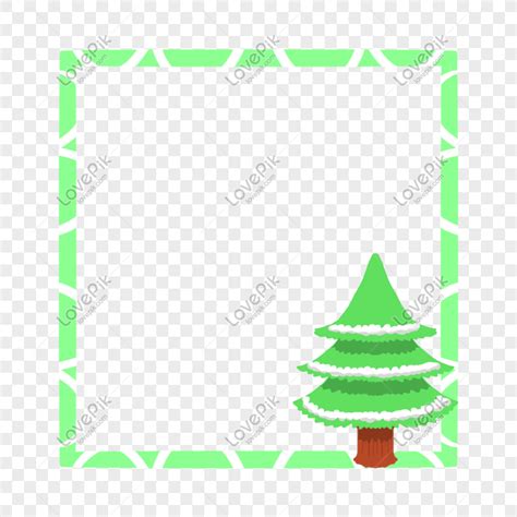 Hand Drawn Christmas Pine Tree Border PNG Hd Transparent Image And ...