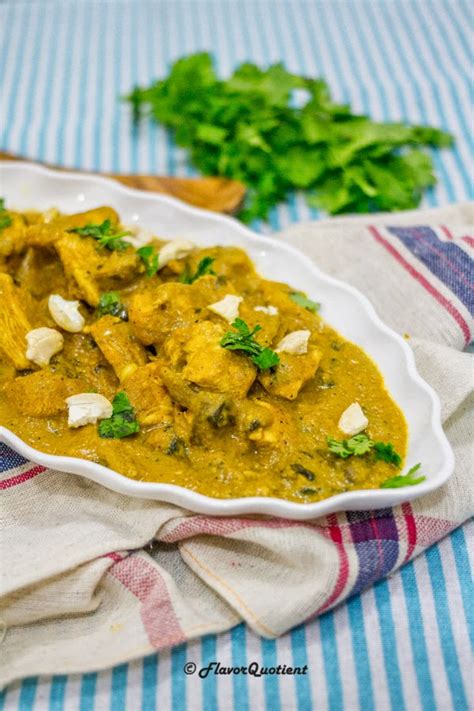 Creamy Cashew Chicken Curry Flavor Quotient