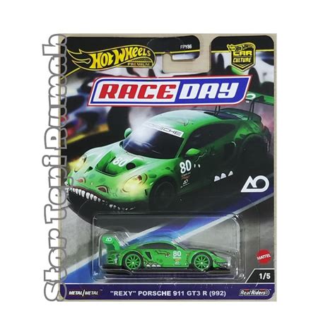 Hot Wheels Premium Rexy Porsche Gt R Hw Car Culture Race Day Shopee Malaysia