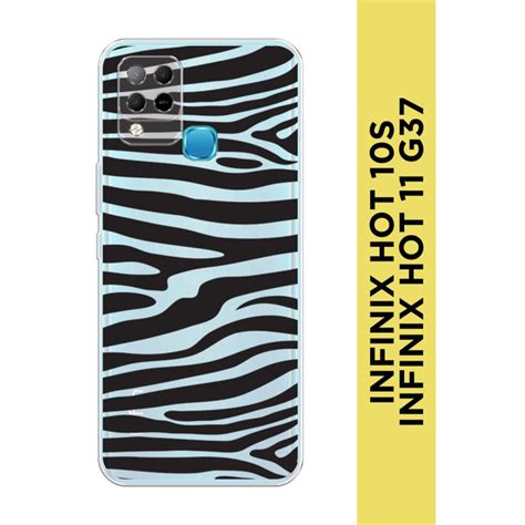 Силиконовый чехол на Infinix HOT 10S Hot 11 G37 Инфиникс Хот 10S Хот 11 G37 Окрас зебры