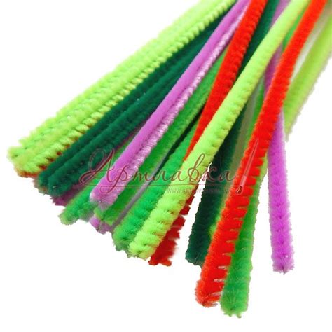 Синельная проволока, ассорти, 30см, 20шт/уп