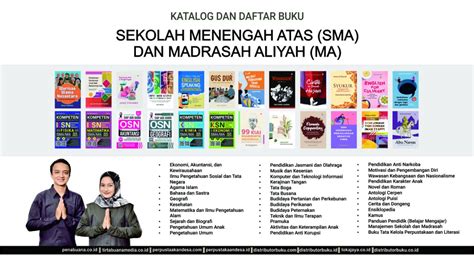 Katalog Dan Daftar Buku Sekolah Menengah Atas SMA Atau Madrasah