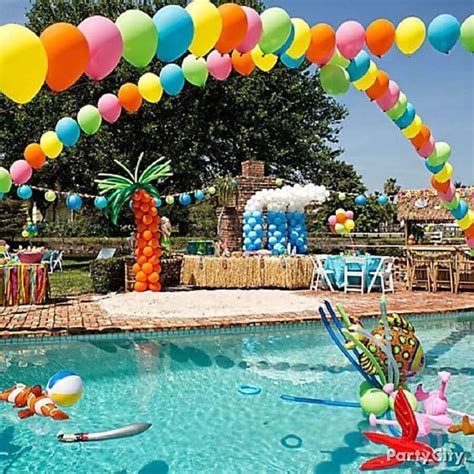 Festa Na Piscina Decoracao
