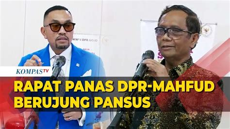 Soal RDPU Komisi III DPR Dan Mahfud MD Yang Sempat Memanas Nasdem