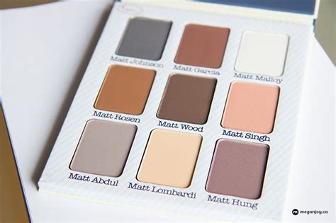 Size Matt E Rs TheBalm Meet Matt E Nude Palette Megan Joy