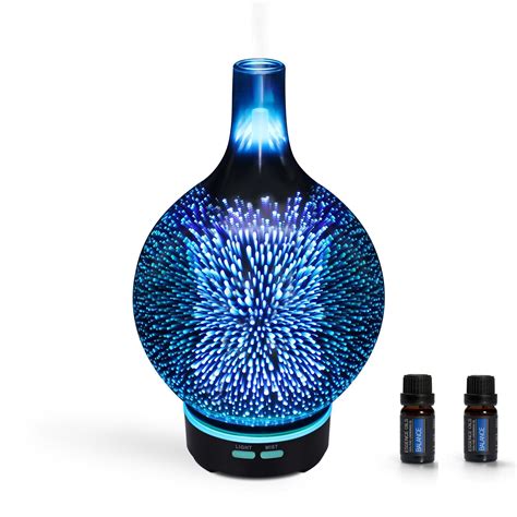 Fireworks Design Ultrasonic Aroma Essential Oil Diffuser 100ml 10cats