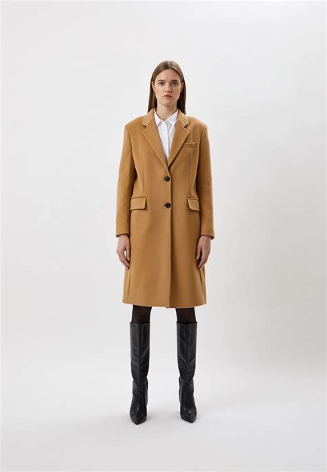 Пальто Boss, цвет: бежевый, RTLACG603402 — купить в интернет-магазине ...