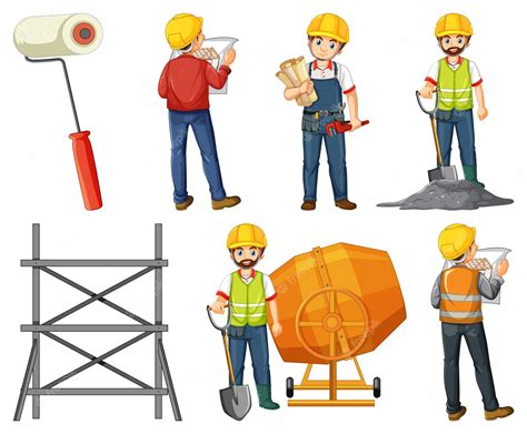 Worker Man Cartoon Stock Vector Image And Art Alamy Clip Art Library