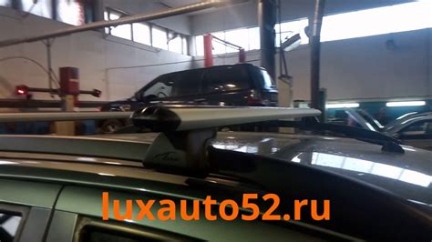 Багажник LUX на рейлинги Suzuki SX4 - YouTube