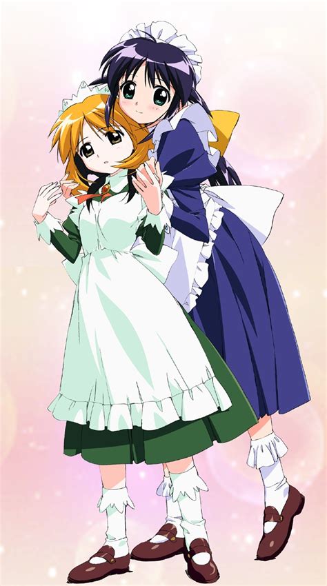 The Big ImageBoard TBIB Andou Mahoro Andou Minawa Blonde Hair Blue