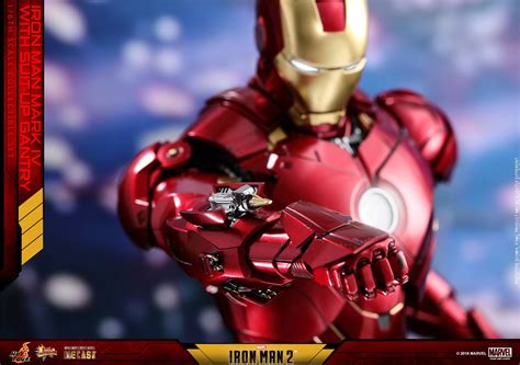 Hot Toys Iron Man Mark Iv Figure With Gantry Actionfiguresdaily