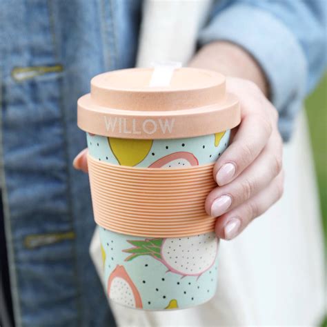 Personalised Bamboo Travel Mug By Lisa Angel Notonthehighstreet