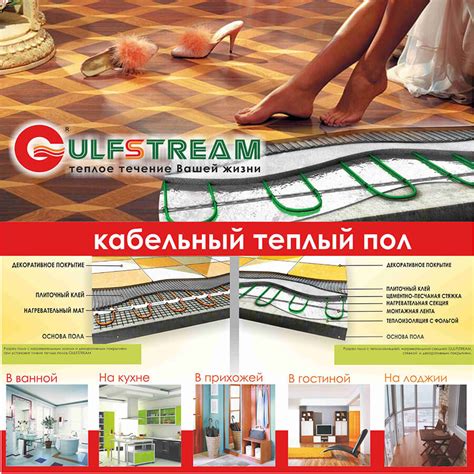Нагревательные секции для теплого пола Gulfstream