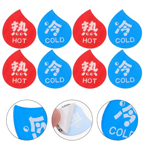 Pairs Water Hot Cold Signs Bathroom Faucets Sinks Hot Cold Signs For Hotel Restaurant