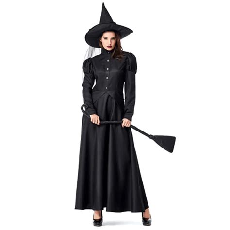 Women Witch Costume Halloween Adult Witch Cosplay Woman Carnival