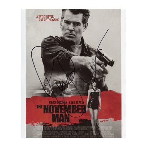 Signed Autograph Brosnan Pierce All