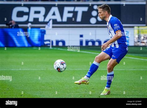 Gent Belgium August Andrew Hjulsager Of Kaa Gent During The