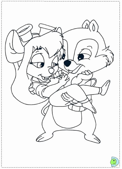 Chip And Dale Coloring Pages - Coloring Home