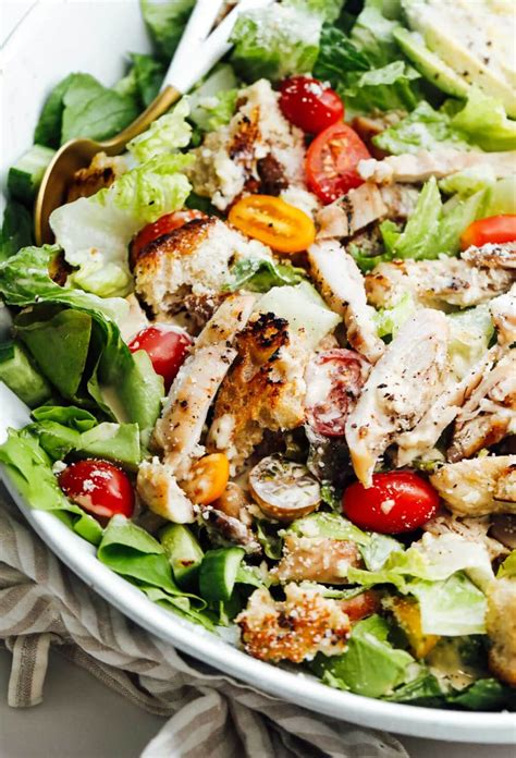 Ultimate Grilled Chicken Caesar Salad • Heartbeet Kitchen