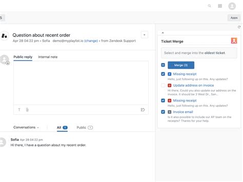 Ticket Merge App Integration With Zendesk Support