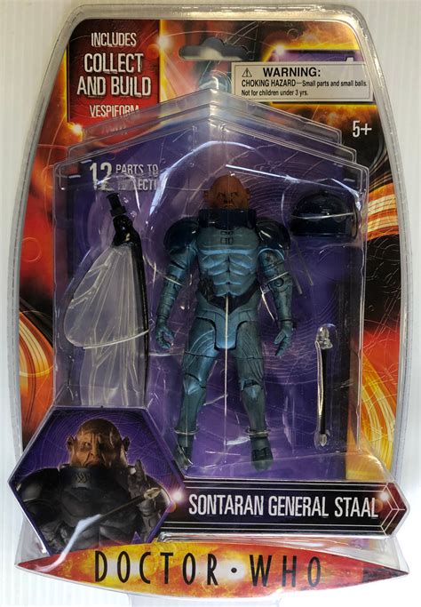 Doctor Who VESPIFORM Build-A-Figure: SONTARAN GENERAL SKORR - Character ...