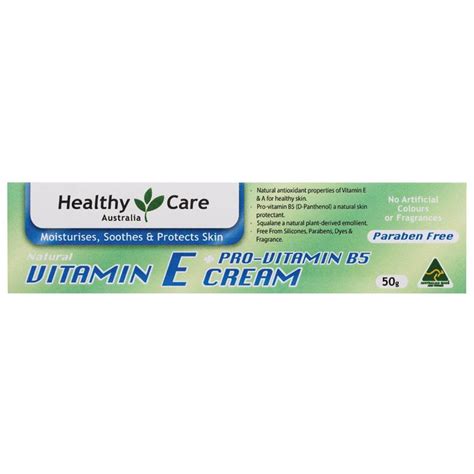 Buy Healthy Care Vitamin E Pro Vitamin B5 Cream 50g Online At Chemist