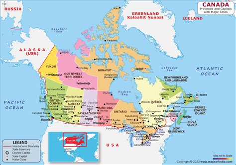 Canada Map Hd Political Map Of Canada
