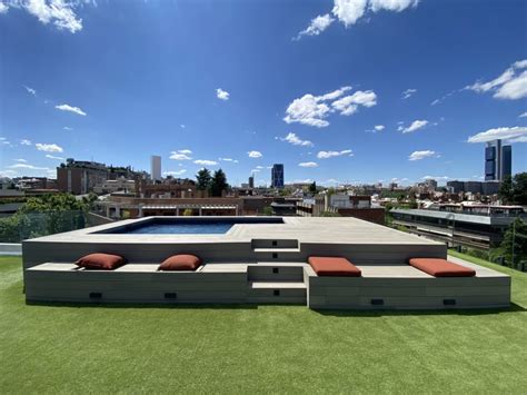 Instalación De Piscina En Ático En Boadilla Del Monte Pool Fabrique