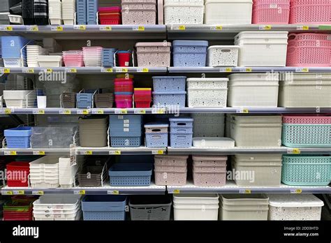 Plastic Storage Baskets Hi Res Stock Photography And Images Alamy