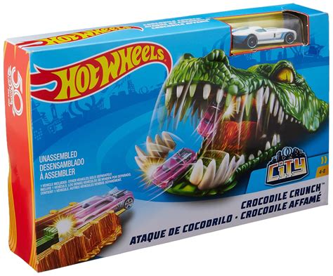 Buy Hot Wheels Crocodile Crunch Play Set Online At Low Prices In India Amazon In