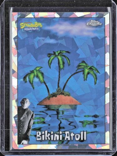 Topps Chrome SpongeBob Bikini Atoll Atomic Refractor SSP EBay