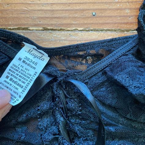 Gorgeous Vintage Black Lingerie Made In Depop