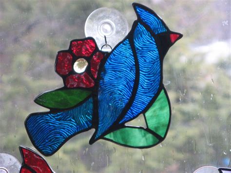 Buy Hand Crafted Colorful Stained Glass Birds Made To Order From Glass
