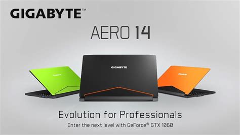 Ультратонкий ноутбук GIGABYTE Aero 14