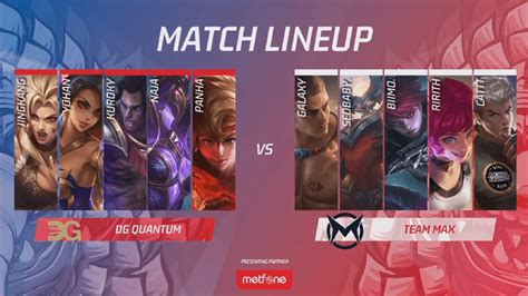 Dg Quantum Vs Team Max Game Mpl Kh Autumn Split Week Day