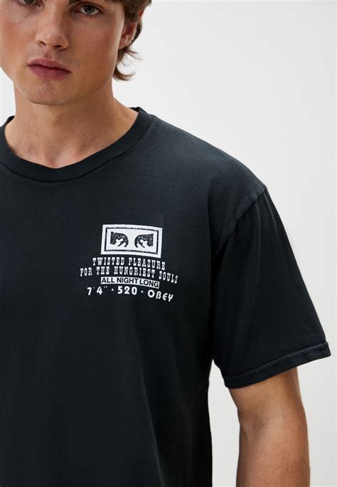Футболка с коротким рукавом мужской Obey 163813787 купить за 6299 руб.