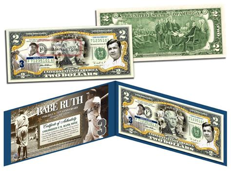 2 Babe Ruth Newyork Yankees Colorized Item Collectible Gift 2