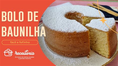 O Bolo De Baunilha Mais Fofinho E F Cil Youtube