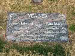 Joseph Edward Yeager 1924 1986 Mémorial Find a Grave