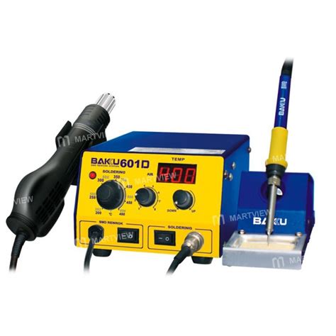 Baku D In Hot Air Smd Rework Station Soldering Iron Heat Gun Kit W V V