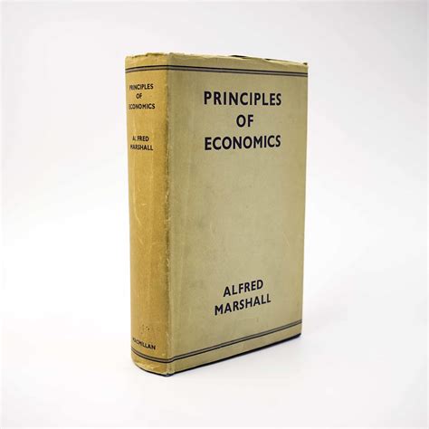 Alfred Marshall Principles Of Economics