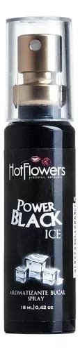 Power Black Ice Aromatizante Bucal 18ml Hot Flowers MercadoLivre