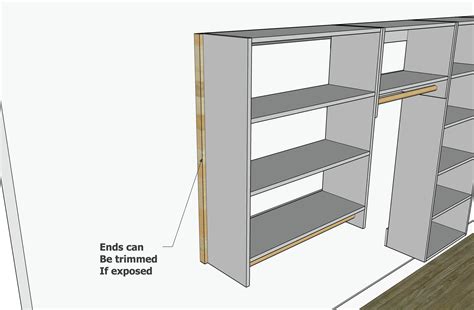 1x12 Easy to Build and Hang Modular Closet System - Free Plans with