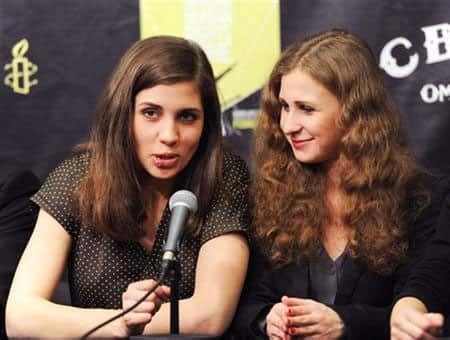 Pussy Riot Members Released After Arrest In Sochi World News Zee News