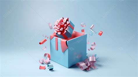 Fondo Caja De Regalo Con Cinta De Colores En Un Impresionante Dise O D