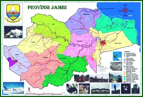peta jambi lengkap pendidikan