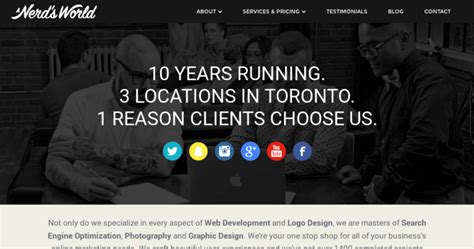 A Nerd S World Top Toronto Web Design Firms 10 Best Design